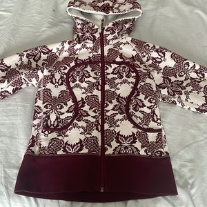 Lululemon maroon zip up